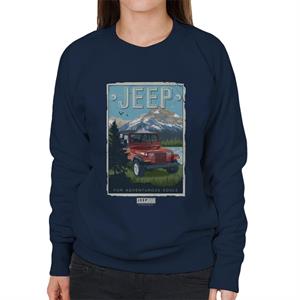 Jeep Mountain For Adventurous Souls Women's Sweatshirt