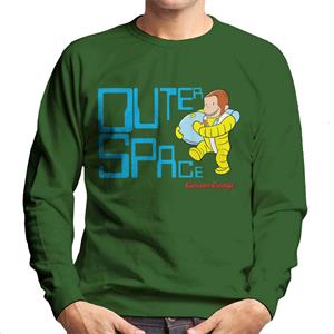 Curious George Outer Space Men's Sweatshirt