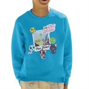 Littlest Pet Shop Paw Tucket Pet Utopia Kid's Sweatshirt