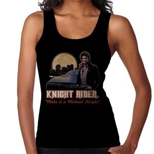 Knight Rider Make It A Michael Knight Women's Vest