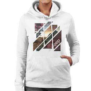 Jeep Off Road Abstract Art Women's Hooded Sweatshirt