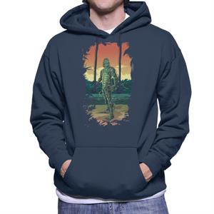 The Creature From The Black Lagoon Full Body Seaweed Men's Hooded Sweatshirt