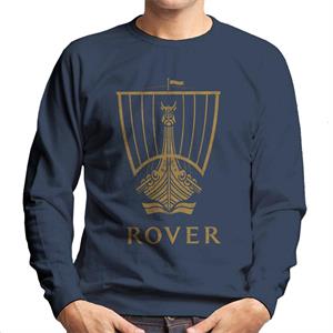 Rover Logo Gold Longship British Motor Heritage Men's Sweatshirt