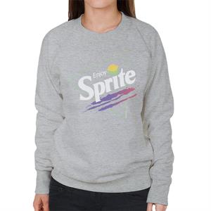 Sprite Enjoy Logo Triangle Aesthetic Women's Sweatshirt