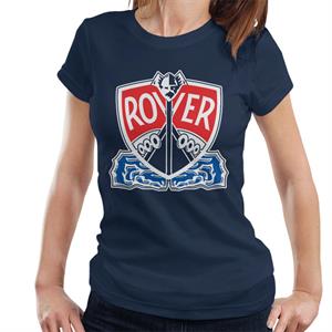 Rover Logo With Border British Motor Heritage Women's T-Shirt