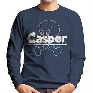 Casper The Friendly Ghost Crossbones Men's Sweatshirt