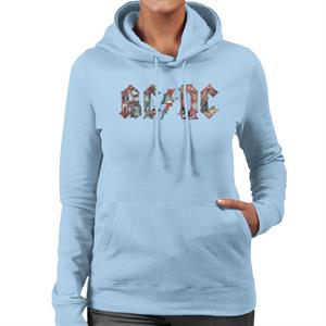 AC/DC Live Show Logo Women's Hooded Sweatshirt
