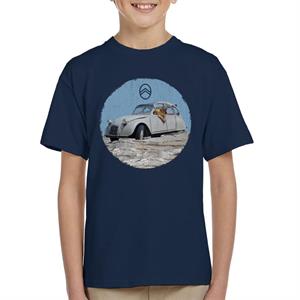 Citroen 2CV Vintage Photo Kid's T-Shirt