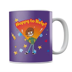 Boy Girl Dog Cat Mouse Cheese Boy Happy To Help Mug