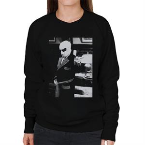 The Invisible Man Pointing Off Screen Women's Sweatshirt