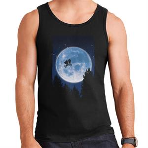 E.T. Flying Bicycle Movie Poster Men's Vest