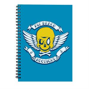Fatboy Slim Big Beach Bootique Smiley Wings Spiral Notebook