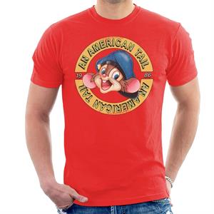 An American Tail 1986 Fievel Mousekewitz Character Head Men's T-Shirt