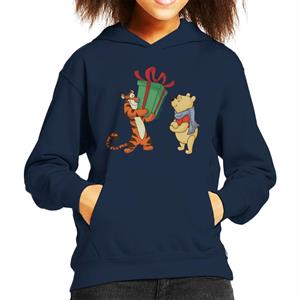 Disney Winnie The Pooh Tigger Christmas Kid's Hooded Sweatshirt