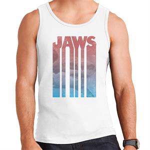 Jaws Shark Shadow Text Men's Vest