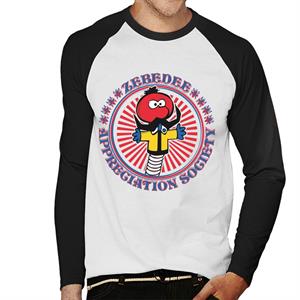 The Magic Roundabout Zebedee Appreciation Society Men's Baseball Long Sleeved T-Shirt