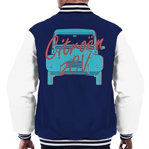 Citroen 2CV Graphic Style Men's Varsity Jacket