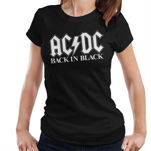 AC/DC Back In Black Women's T-Shirt