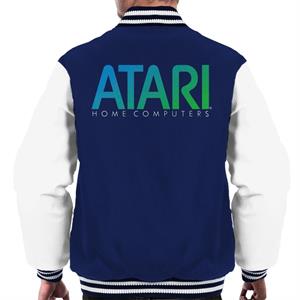 Atari Home Computers Blue Logo Men's Varsity Jacket