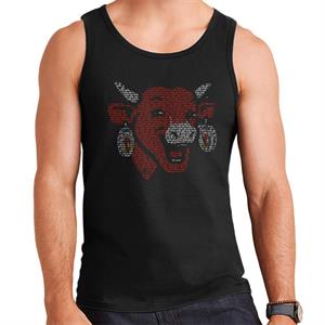 The Laughing Cow La Vache Qui Rit Outline Men's Vest