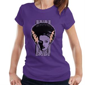 Bride Of Frankenstein Character Head Women's T-Shirt