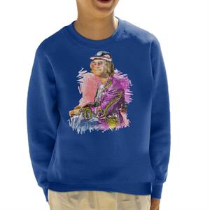 TV Times Flamboyant Elton John 1977 Kid's Sweatshirt