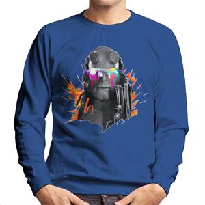 Hellboy II Paint Splatter Men's Sweatshirt