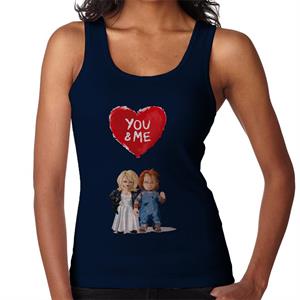 Chucky Tiffany Valentine You And Me Women's Vest