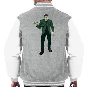 Frankenstein Monster Pose Illustration Men's Varsity Jacket