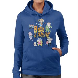 Back To The Future Chibi Cartoon Women's Hooded Sweatshirt