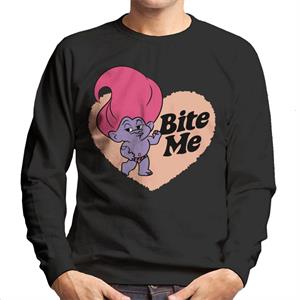 Trolls Loveheart Bite Me Men's Sweatshirt