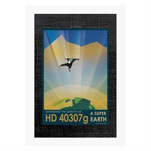 NASA HD 40307g A Super Earth Interplanetary Travel Poster A4 Print