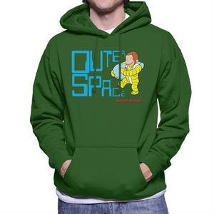 Curious George Outer Space Men's Hooded Sweatshirt