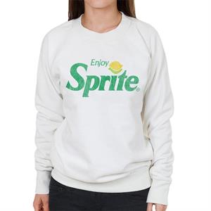 Enjoy Sprite Distressed Logo Women's Sweatshirt