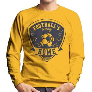 Football's Coming Home Blue Badge Men's Sweatshirt