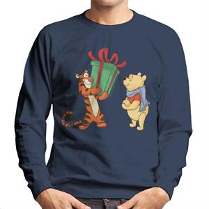 Disney Winnie The Pooh Tigger Christmas Men's Sweatshirt