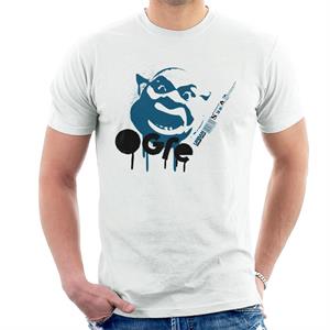 Shrek Blue Ogre Silhouette Men's T-Shirt