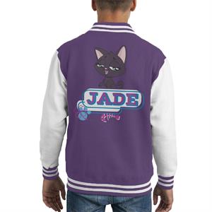 Littlest Pet Shop Jade Fish Bone Kid's Varsity Jacket