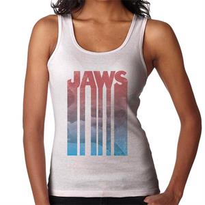 Jaws Shark Shadow Text Women's Vest