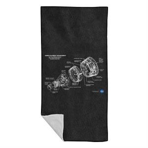 NASA Gemini Spacecraft Schematic Beach Towel