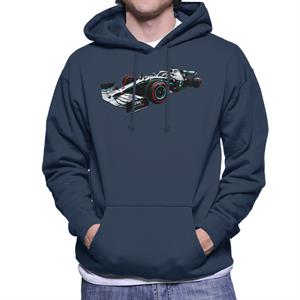 Motorsport Images Mercedes AMG F1 W10 Lewis Hamilton Men's Hooded Sweatshirt