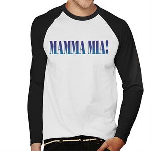 Mamma Mia Theatrical Logo Men's Baseball Long Sleeved T-Shirt