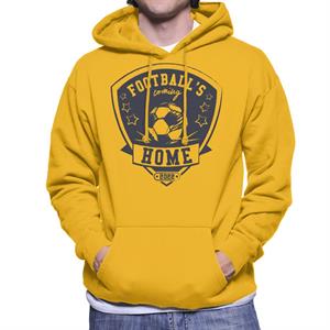 Football's Coming Home Blue Badge Men's Hooded Sweatshirt