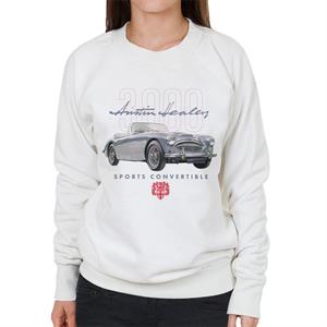 Austin Healey 3000 Convertible British Motor Heritage Women's Sweatshirt