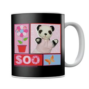 Sooty Soo Floral Text Butterfly Mug