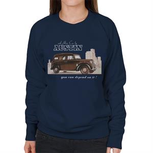 Austin You Can Depend On It British Motor Heritage Women's Sweatshirt