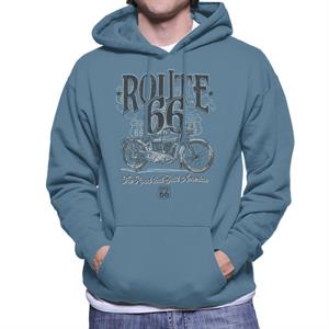 Route 66 Building America Men's Hooded Sweatshirt