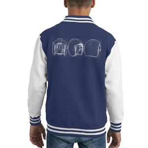 Original Stormtrooper Rebel Pilot Helmet Blueprint Kid's Varsity Jacket