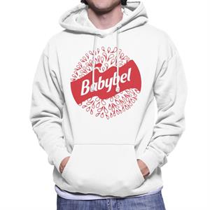 Baby Bel Detailed Droplets Men's Hooded Sweatshirt