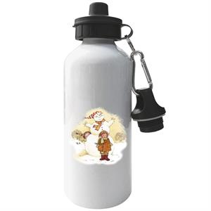 Holly Hobbie Christmas Snowman Aluminium Sports Water Bottle